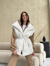 Утепленный жилет Milirud модель mil519-blij Фото