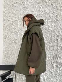 Жилет с утеплителем Milirud модель mil519-hak Фото