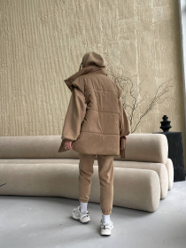 Утепленный жилет Milirud модель mil519-kemel Утепленный жилет Milirud модель mil519-kemel Фото