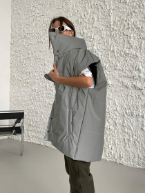 Жилет с утеплителем Milirud модель mil519-svtlovdbivnij Фото