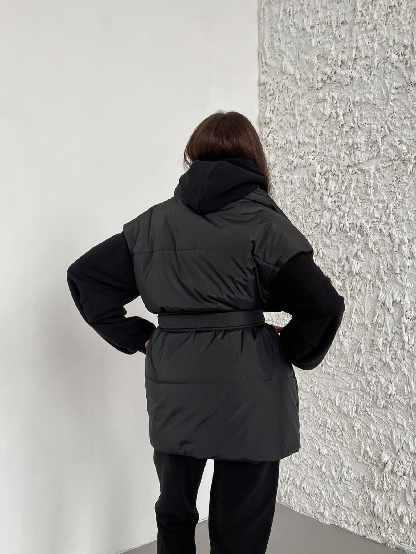 Жилет с утеплителем Milirud модель mil519-chornij Фото