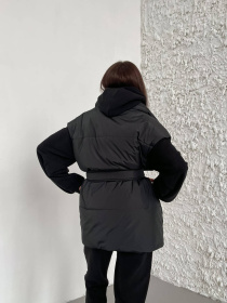 Утепленный жилет Milirud модель mil519-chornij Утепленный жилет Milirud модель mil519-chornij Фото