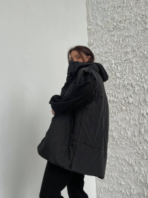 Утепленный жилет Milirud модель mil519-chornij Утепленный жилет Milirud модель mil519-chornij Фото