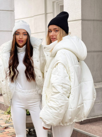 Демисезонная куртка Milirud модель mil541-moloko Демисезонная куртка Milirud модель mil541-moloko Фото