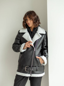 Дубленка Milirud модель mil520-chornij Фото