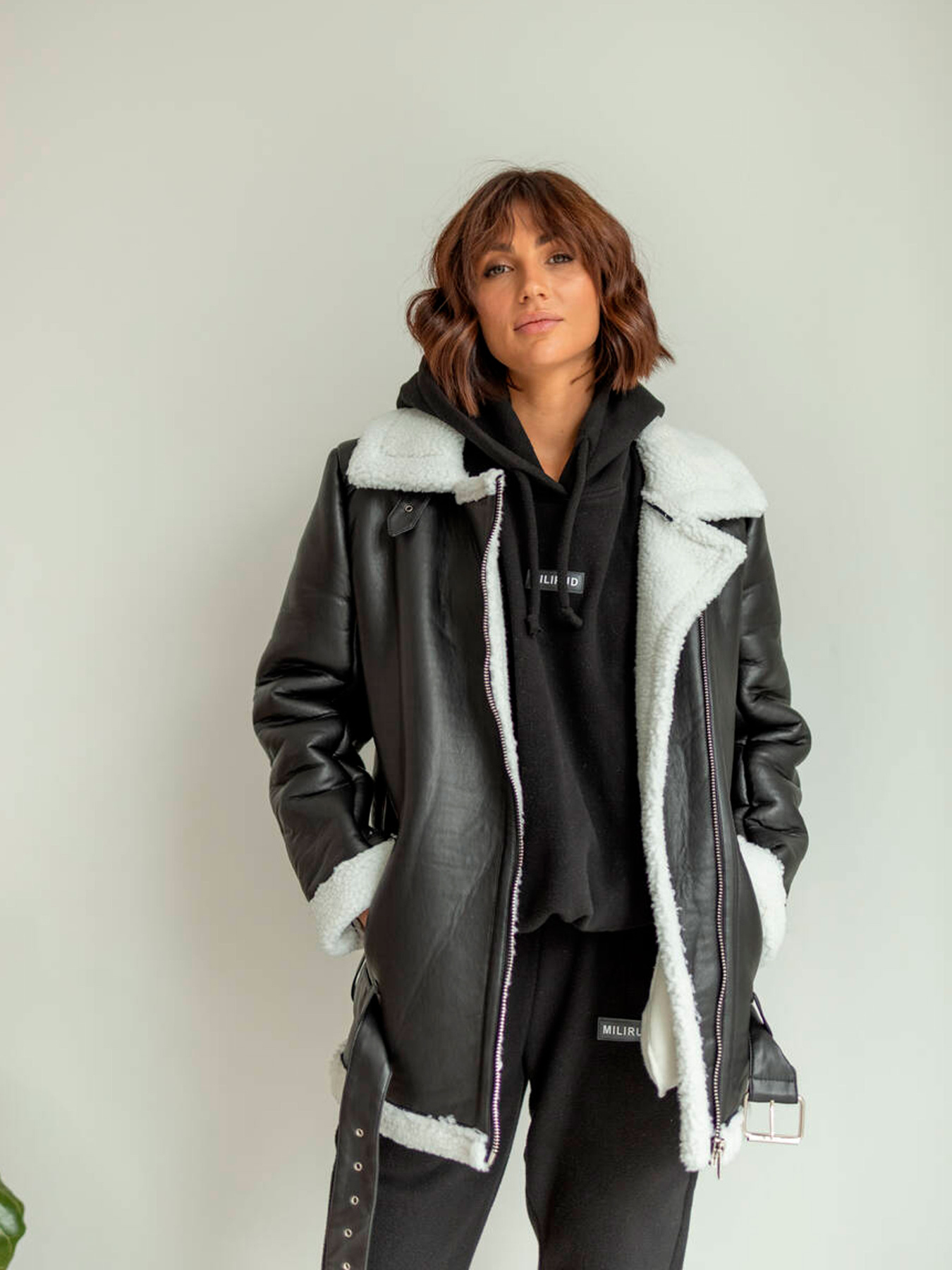 Дубленка Milirud модель mil520-chornij Дубленка Milirud модель mil520-chornij Фото