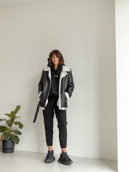 Дубленка Milirud модель mil520-chornij Фото