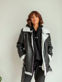 Дубленка Milirud модель mil520-chornij Дубленка Milirud модель mil520-chornij Фото