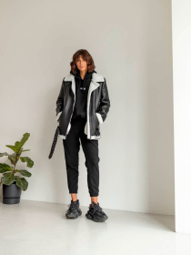 Дубленка Milirud модель mil520-chornij Фото