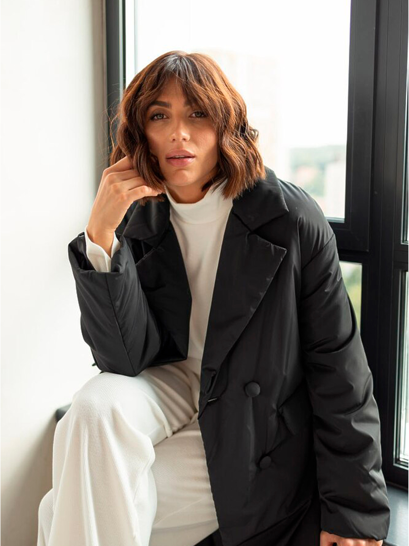 Пальто с утеплителем Milirud модель mil486-chornij Фото