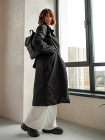 Пальто с утеплителем Milirud модель mil486-chornij Фото