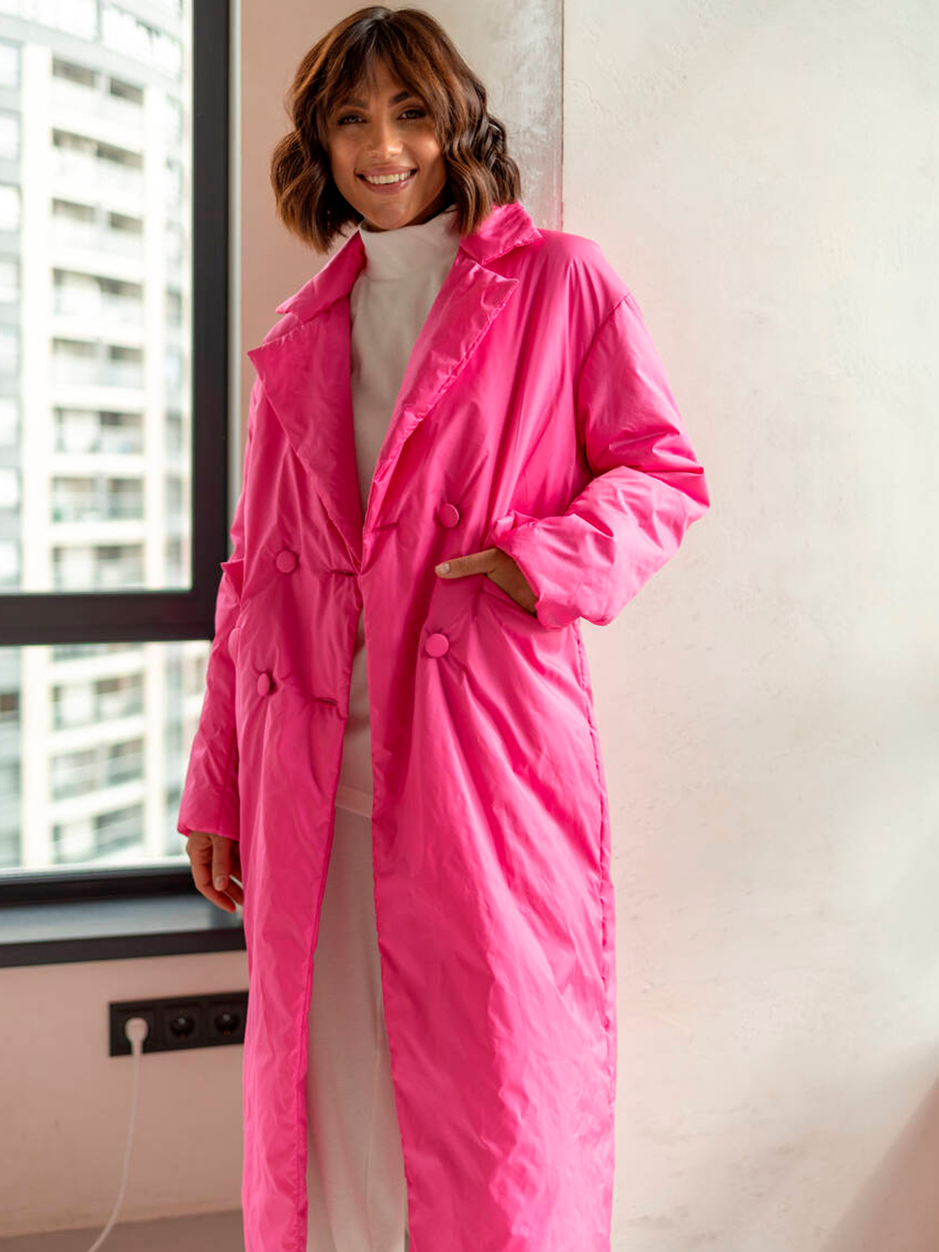 Пальто с утеплителем Milirud модель mil486-malinovij Фото