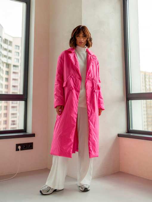 Пальто с утеплителем Milirud модель mil486-malinovij Фото