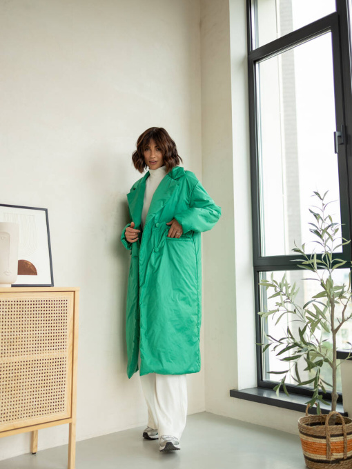 Пальто с утеплителем Milirud модель mil486-zelenij Фото