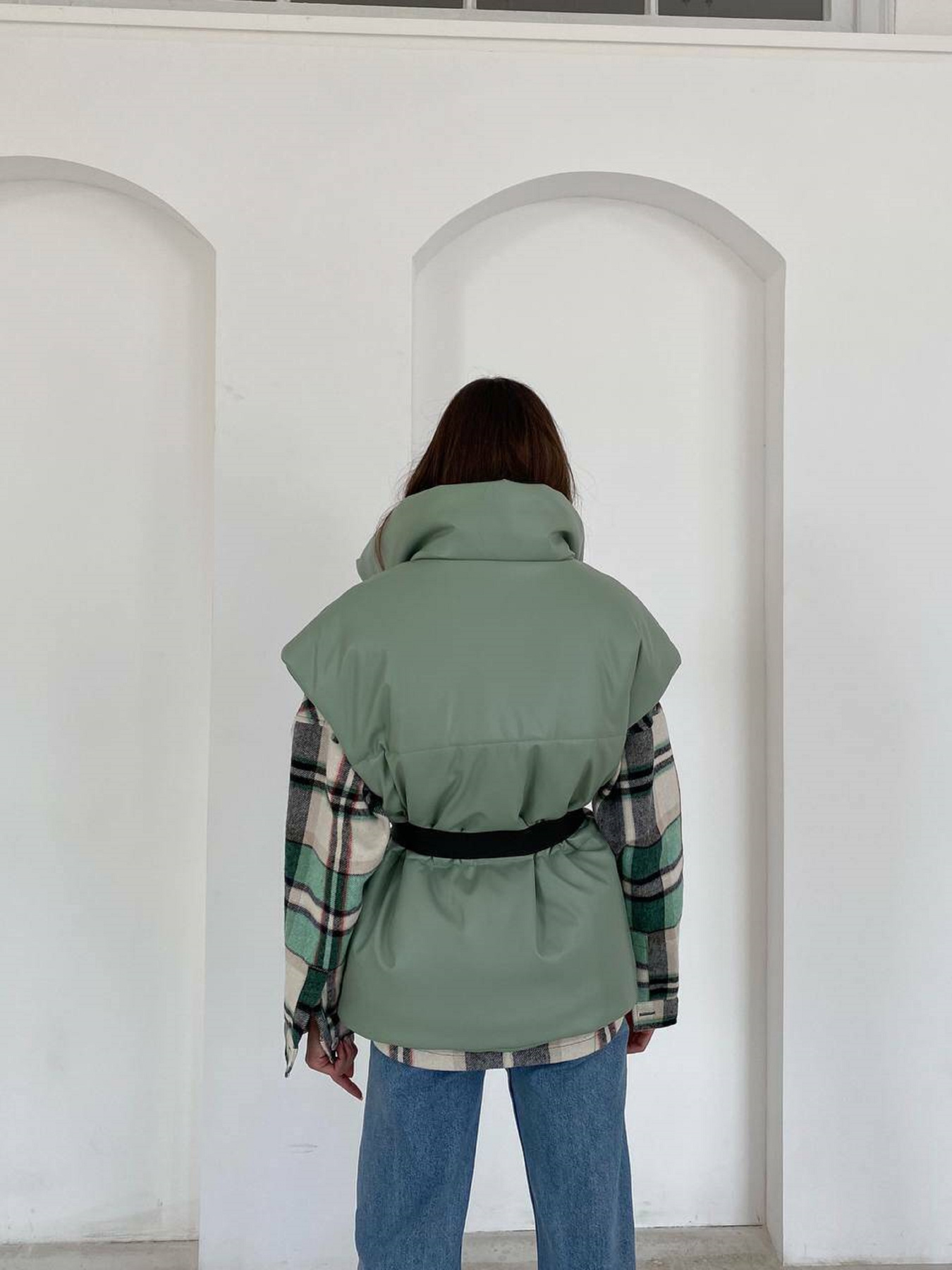 Жилет с утеплителем Milirud модель mil367-olivkovij Фото