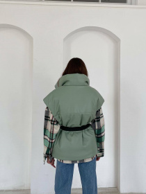 Утепленный жилет Milirud модель mil367-olivkovij Фото