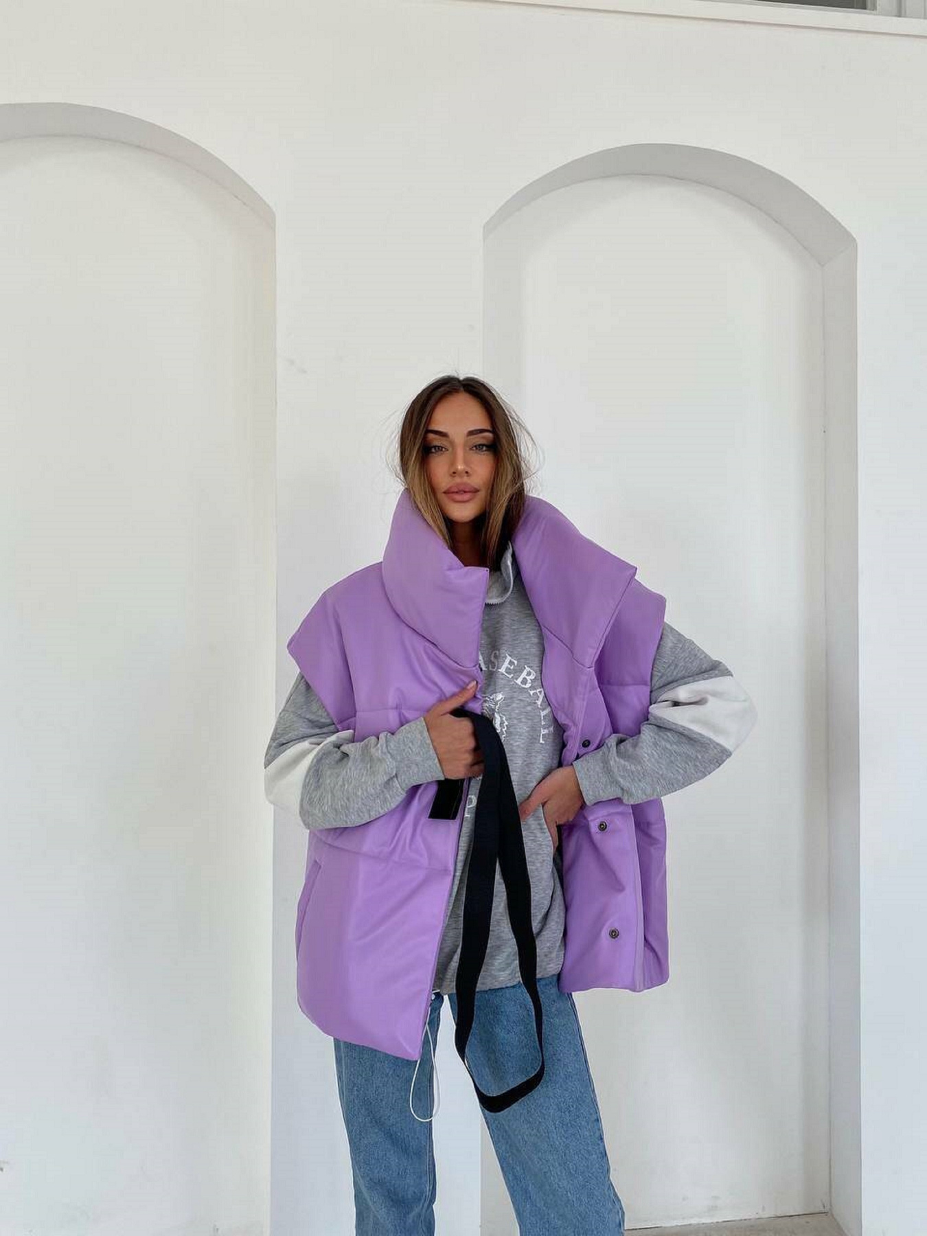 Жилет с утеплителем Milirud модель mil367-lavandovij Фото