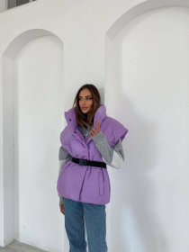 Жилет с утеплителем Milirud модель mil367-lavandovij Фото