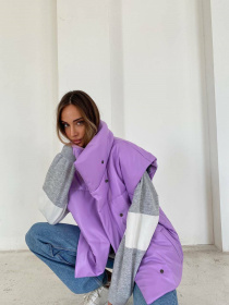 Жилет с утеплителем Milirud модель mil367-lavandovij Фото