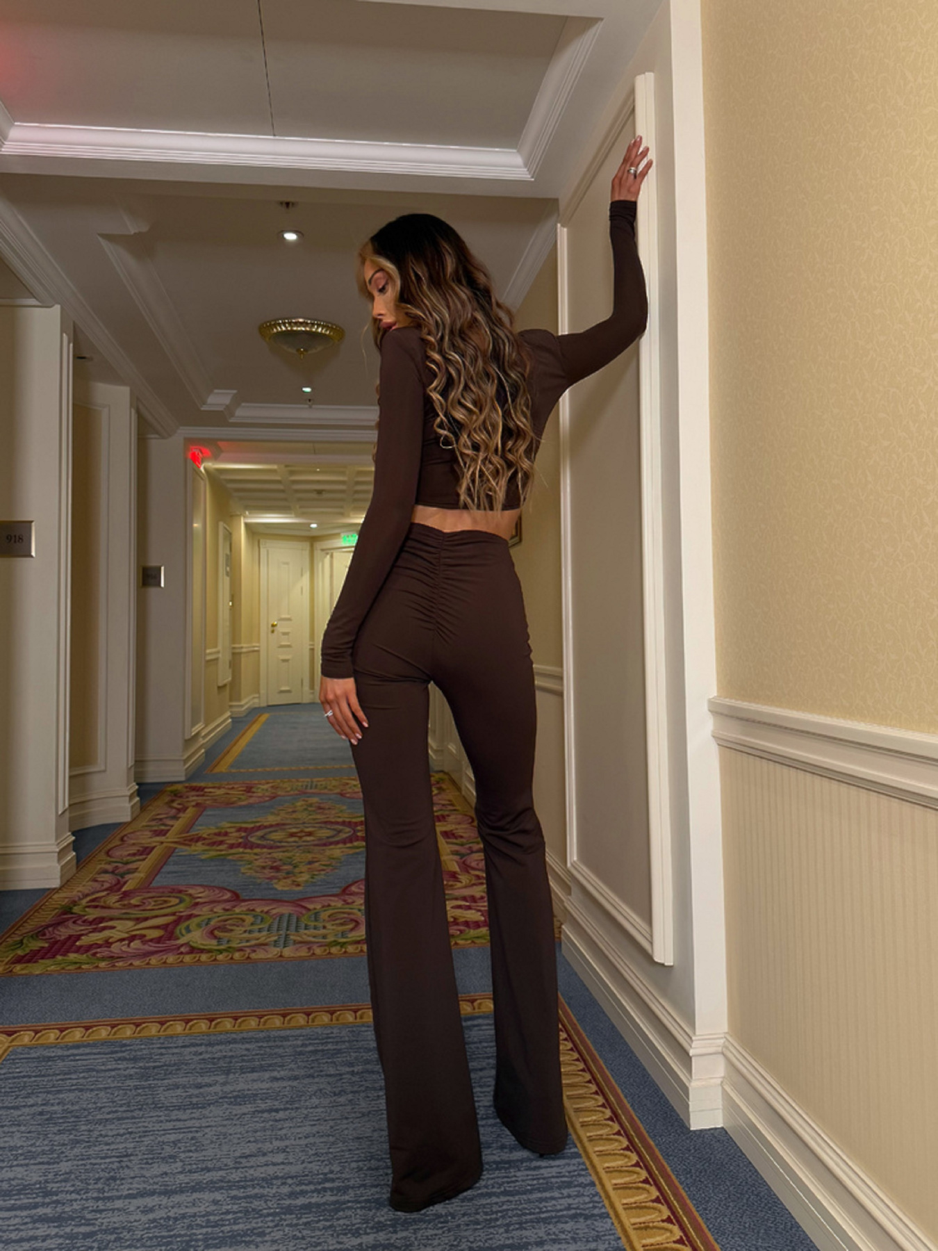 Повседневный костюм Milirud модель mil603-shokoladnij Фото