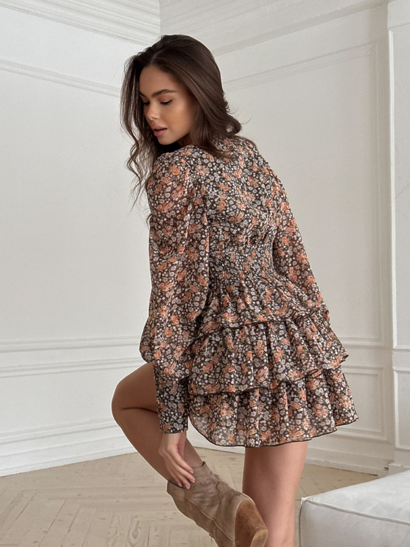 Платье мини Milirud модель mil578-olivkovij Фото