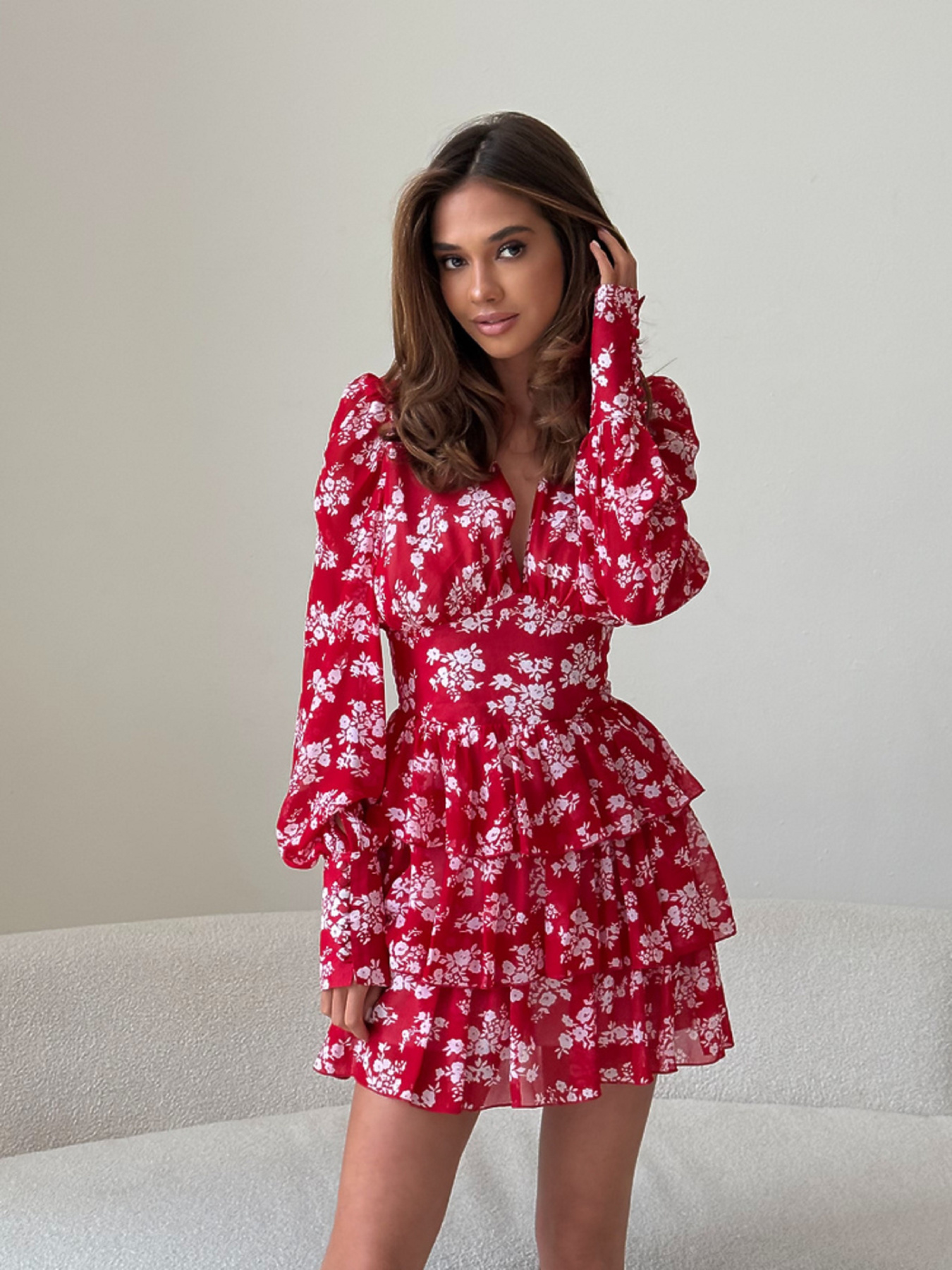 Платье мини Milirud модель mil578-chervonij Фото