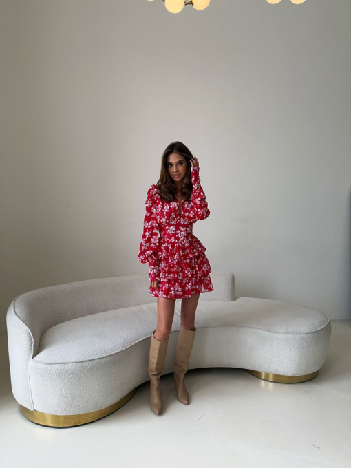 Платье миди Milirud модель mil578-chervonij Фото