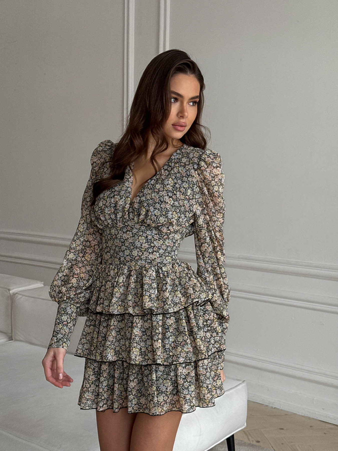 Платье мини Milirud модель mil578-zhovtoblakitnij Фото