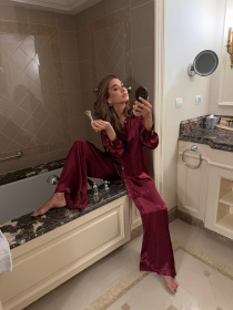 Повседневный костюм Milirud модель mil593-bordovj Фото