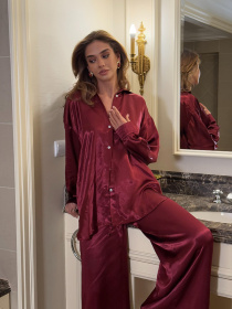 Повседневный костюм Milirud модель mil593-bordovj Фото