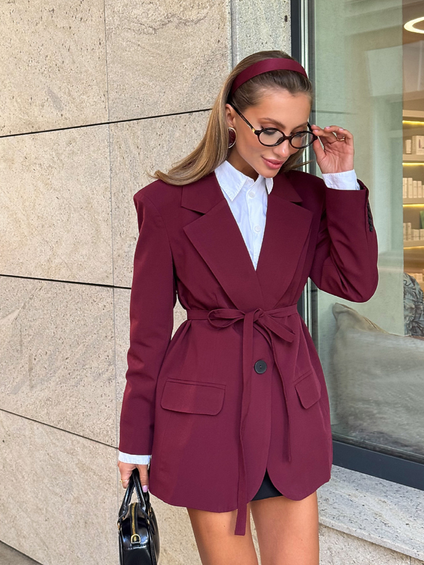 Блейзер Milirud модель mil579-burgund Фото