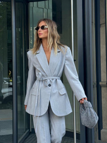 Деловой костюм Milirud модель mil583-srij Фото