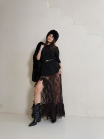 Юбка макси Milirud модель mil602-shokoladnij Фото