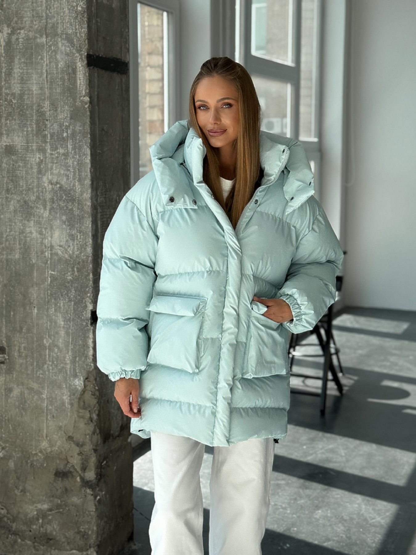 Зимняя куртка Milirud модель mil591-blakitnij-rejns Фото