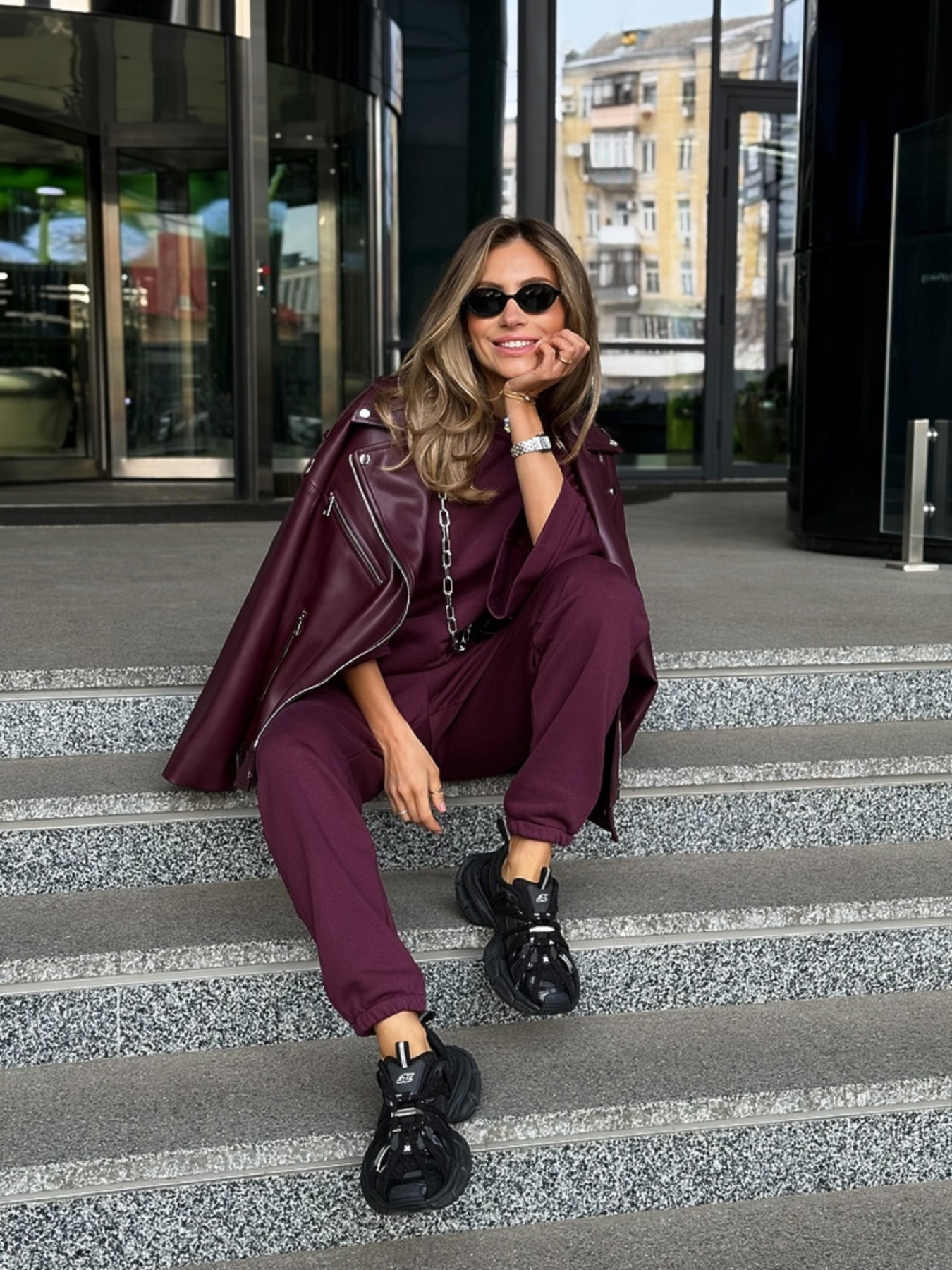 Костюм Milirud модель mil584-burgund Фото