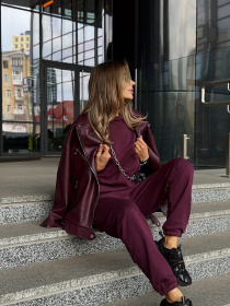 Костюм Milirud модель mil584-burgund Фото