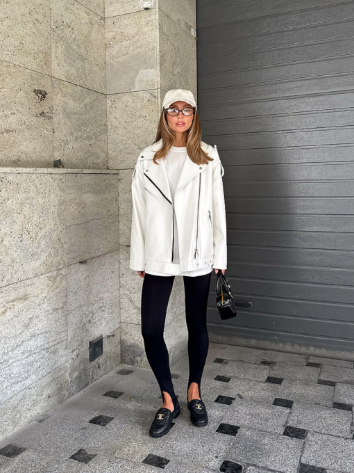 Шкіряна куртка Milirud модель mil431-moloko Фото