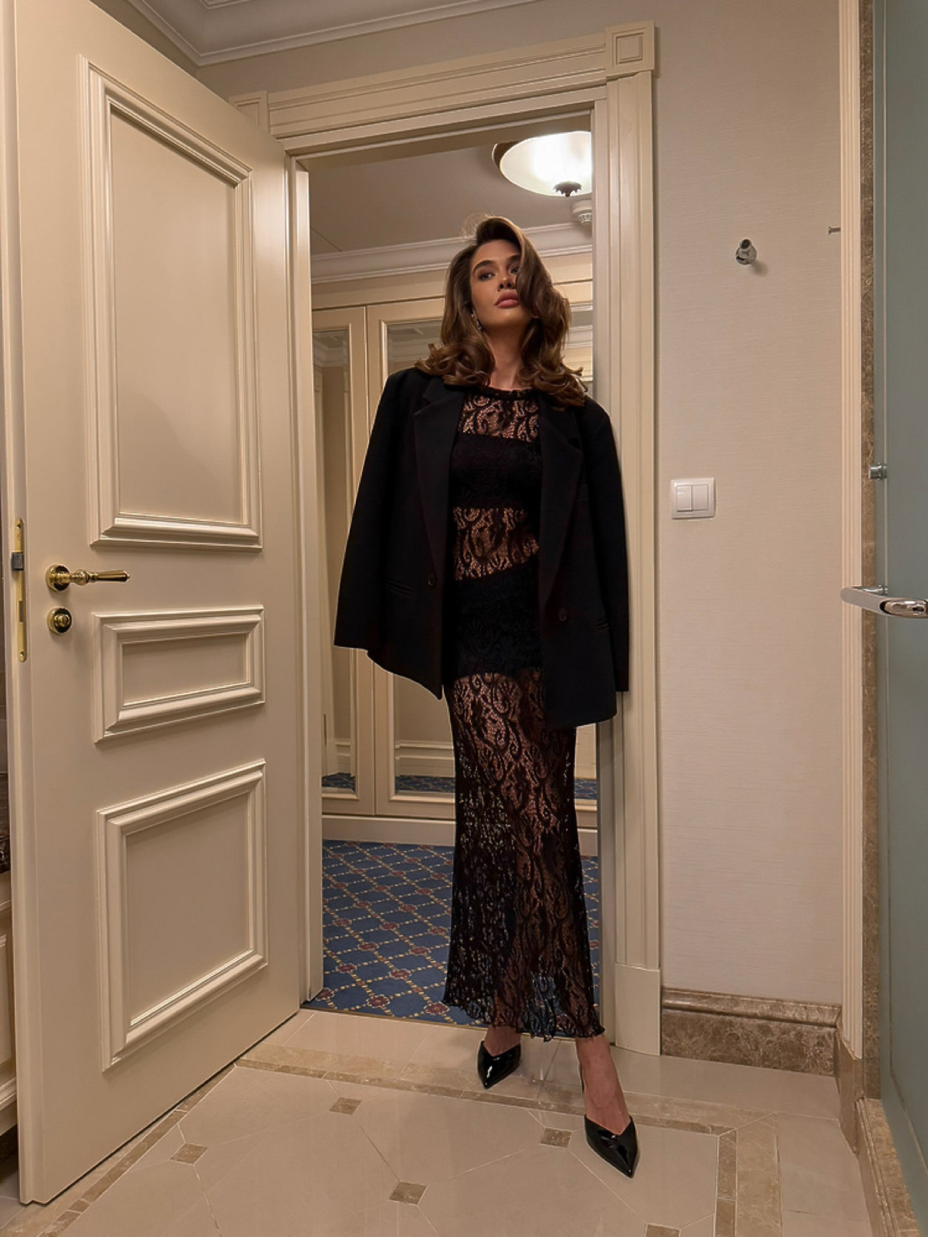 Платье макси Milirud модель mil606-chornij Фото