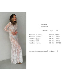 Платье макси Milirud модель mil606-chornij Фото