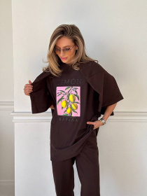 Футболка Milirud модель mil564-shokolad Фото