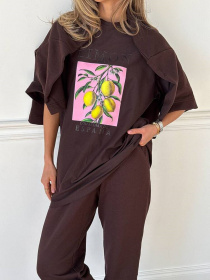 Футболка Milirud модель mil564-shokolad Фото