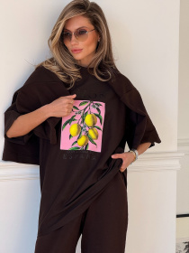 Футболка Milirud модель mil564-shokolad Фото