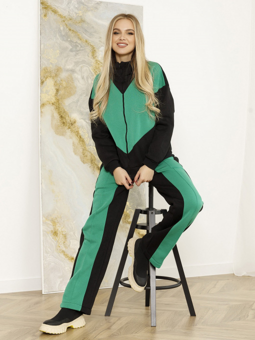 Спортивный костюм ISSA Plus модель 12973_green Фото