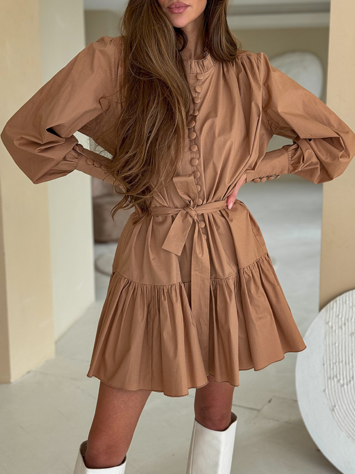 Платье мини Milirud модель mil552-kemel Фото