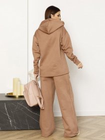 Повседневный костюм ISSA Plus модель 12986_beige Фото