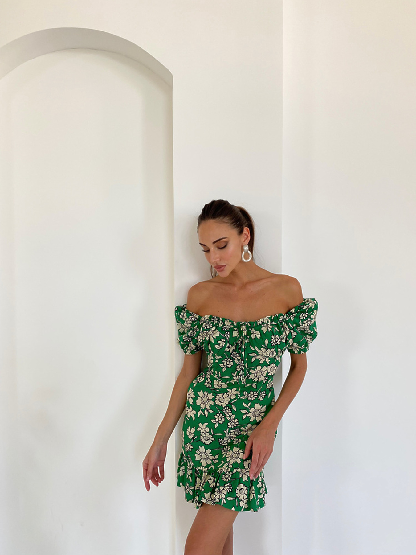 Платье мини Milirud модель mil455-zelenij Фото