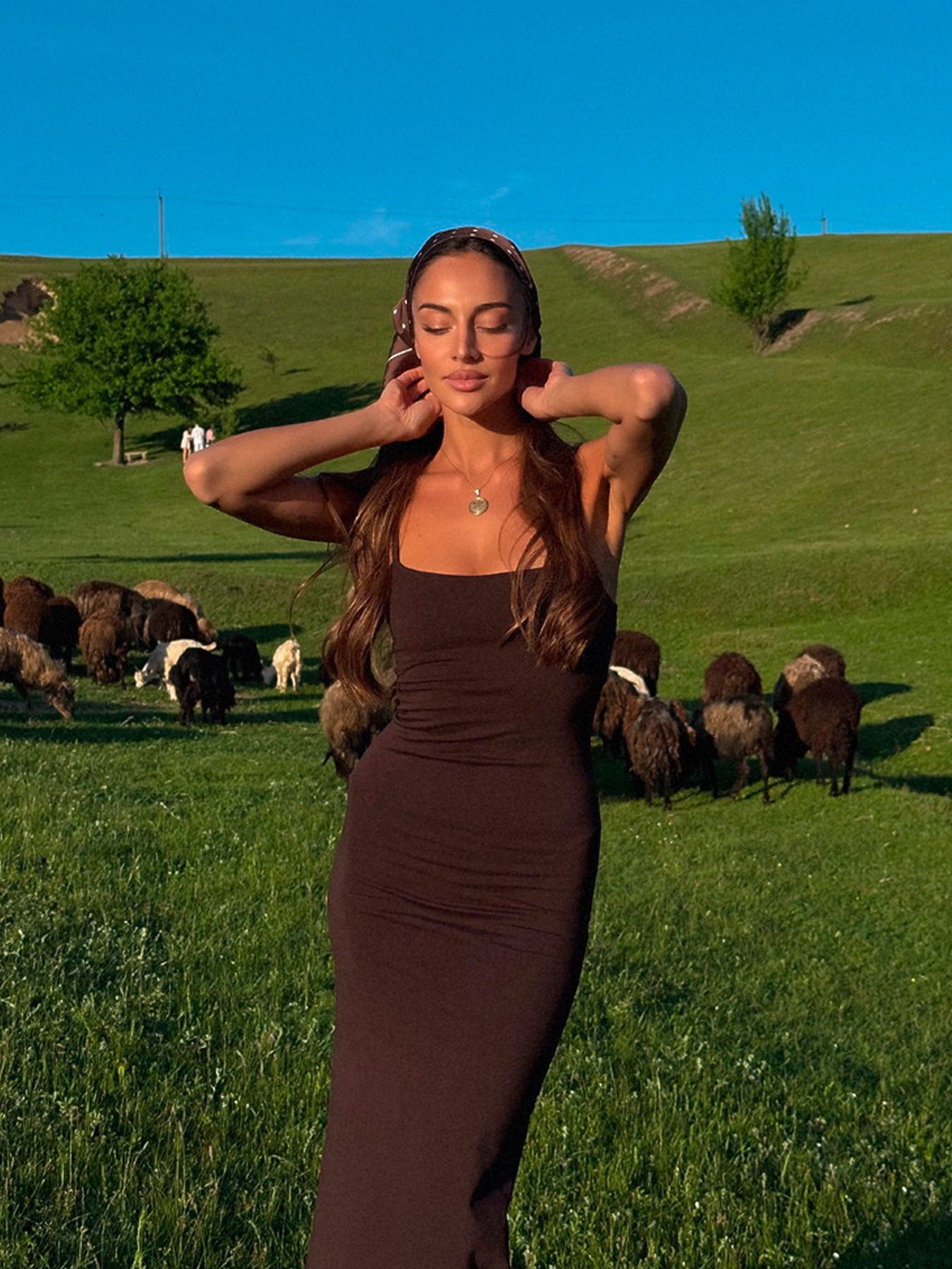 Платье макси Milirud модель mil563-shokoladnij Фото