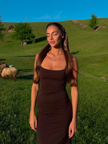 Платье макси Milirud модель mil563-shokoladnij Фото