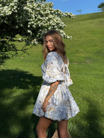 Платье мини Milirud модель mil551-blakitnij Фото