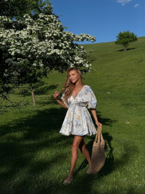 Платье мини Milirud модель mil551-blakitnij Фото